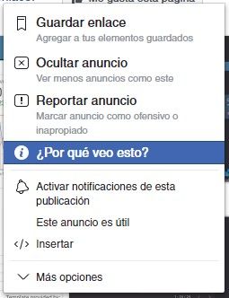 preferencias anuncios facebook